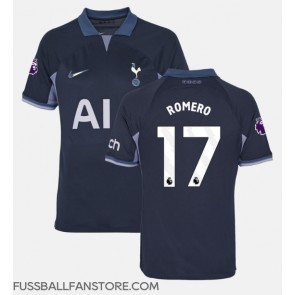 Tottenham Hotspur Cristian Romero #17 Replik Auswärtstrikot 2023-24 Kurzarm